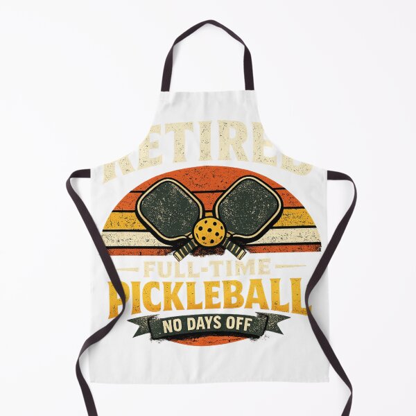 Item preview, Retired Full Time Pickleball Shirt Funny Retirement Gift for Pickleball Players Retro Paddle Sports Tee designed and sold by PickleballPulse.