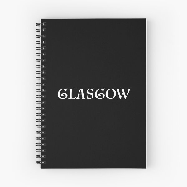 Item preview, Glasgow old medieval style text (White) designed and sold by STUDIO-72.