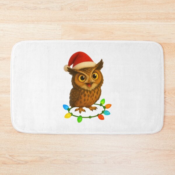 Item preview, Christmas Eurasian Eagle Owl designed and sold by Sillytoe.
