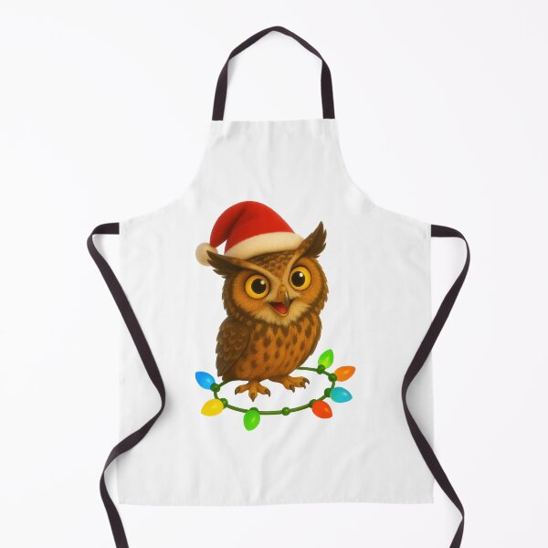 Item preview, Christmas Eurasian Eagle Owl designed and sold by Sillytoe.