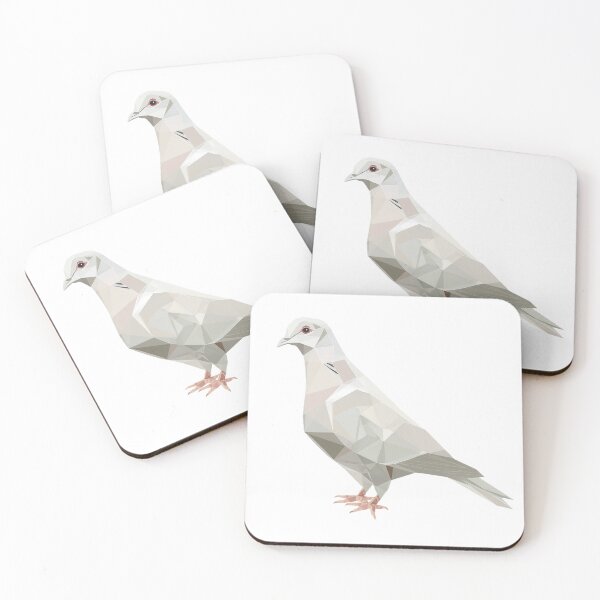 Item preview, Dove Minimalistic Geometric Art designed and sold by Origaminimal.