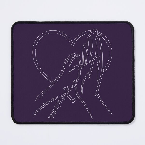 Item preview, White Paw Heart Line Art designed and sold by Corvoria.