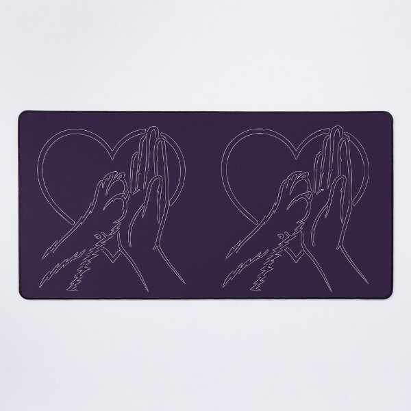 Item preview, White Paw Heart Line Art designed and sold by Corvoria.