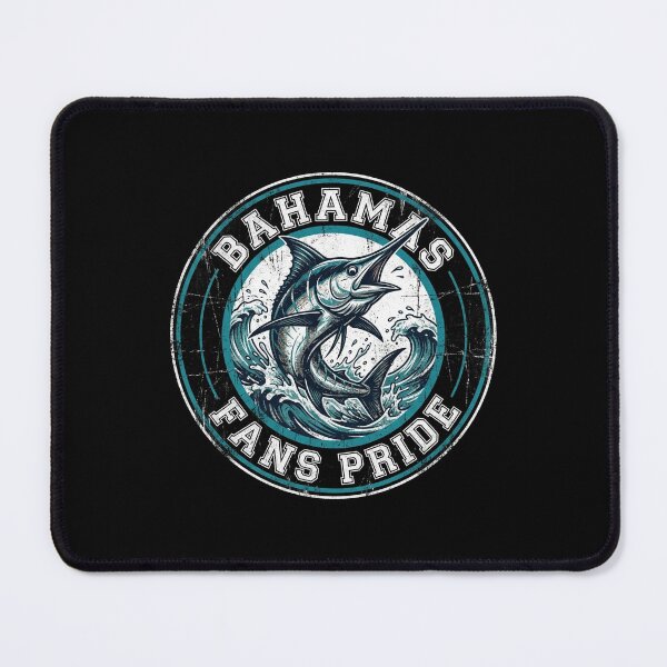Item preview, Vintage Bahamas Athletic Marlin Fans Badge designed and sold by DuckOddity.