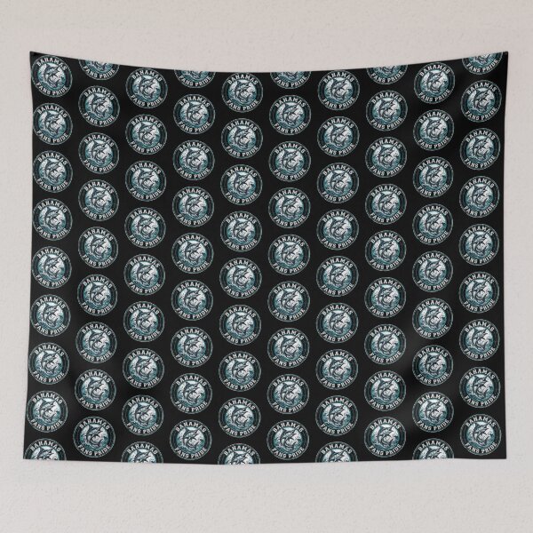 Item preview, Vintage Bahamas Athletic Marlin Fans Badge designed and sold by DuckOddity.