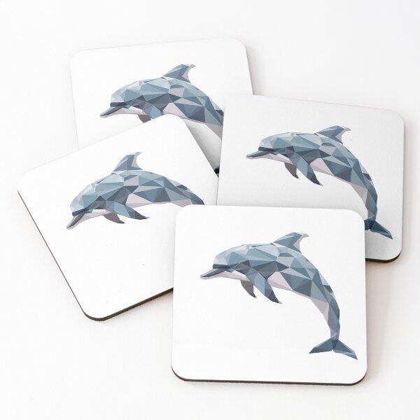 Item preview, Dolphin Minimalistic Geometric Art designed and sold by Origaminimal.