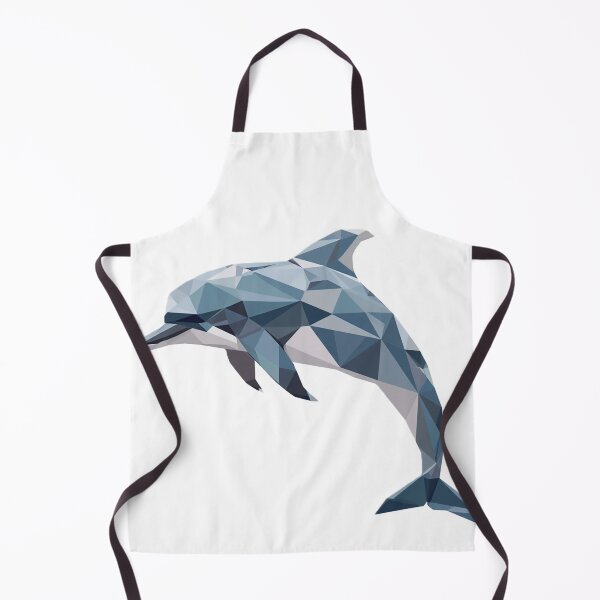 Item preview, Dolphin Minimalistic Geometric Art designed and sold by Origaminimal.