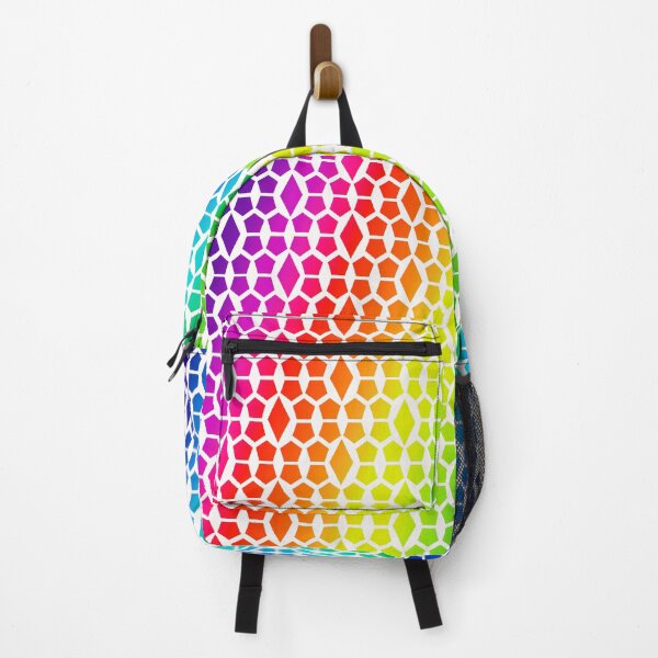 Item preview, Bold Rainbow Honeycomb and Diamond Pattern designed and sold by amgraphics.