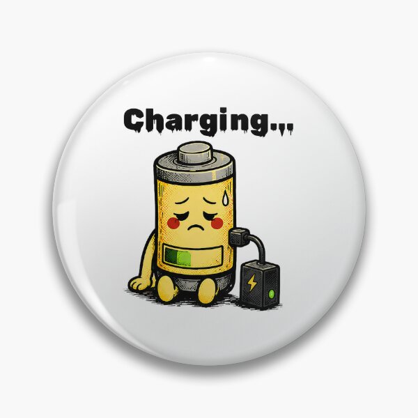 Item preview, Charging Mode Shirt – Social Battery Recharge Funny Introvert Aesthetic Tee designed and sold by DesignTeamHub.