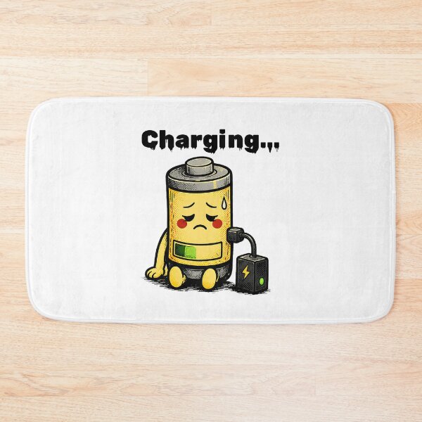 Item preview, Charging Mode Shirt – Social Battery Recharge Funny Introvert Aesthetic Tee designed and sold by DesignTeamHub.