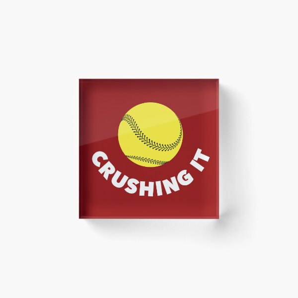 Item preview, Softball - Crushing It! designed and sold by CR8R.