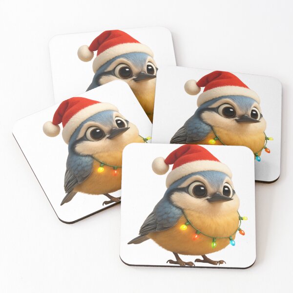 Item preview, Christmas Eurasian Nuthatch designed and sold by Sillytoe.