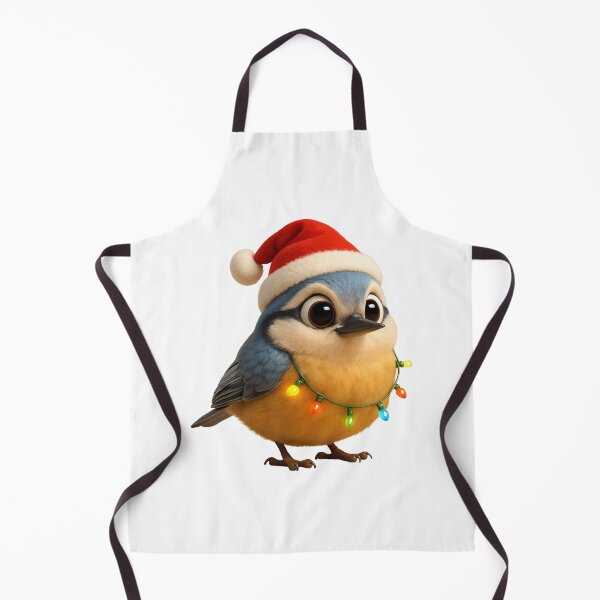 Item preview, Christmas Eurasian Nuthatch designed and sold by Sillytoe.