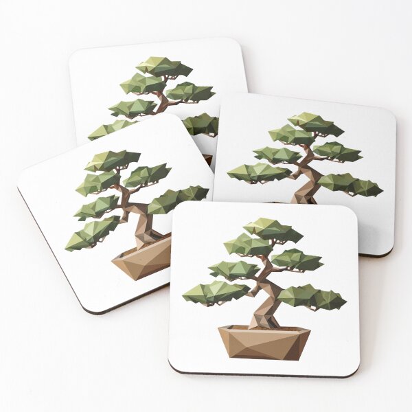 Item preview, Bonsai Minimalistic Geometric Art designed and sold by Origaminimal.
