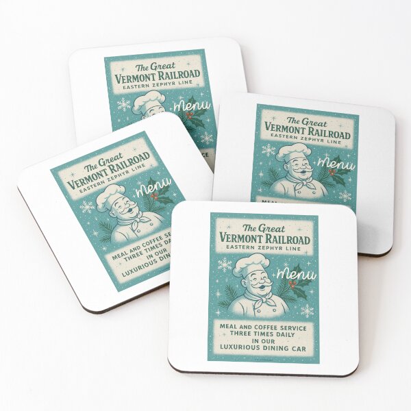 Item preview, Vermont Railroad Train Menu designed and sold by Normbot2000.