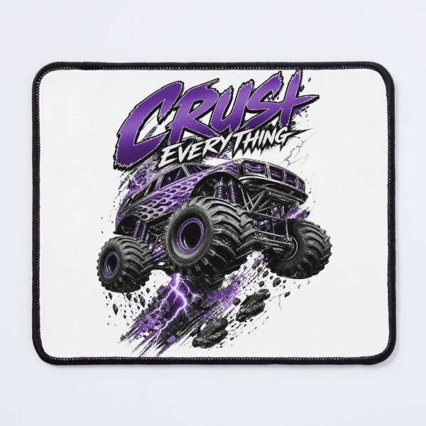 Item preview, Crush Everything Monster Truck Graphic Tee | Purple Off Road Truck Design designed and sold by joyorashop.