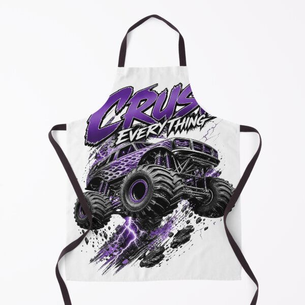 Item preview, Crush Everything Monster Truck Graphic Tee | Purple Off Road Truck Design designed and sold by joyorashop.