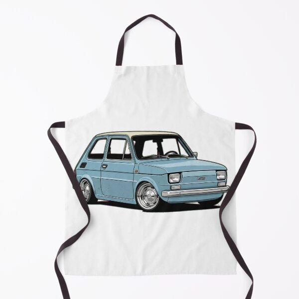 Item preview, Classic Fiat 126p Lowered – Vintage Polish City Car Retro Automotive Design designed and sold by ArcticFoxStudio.