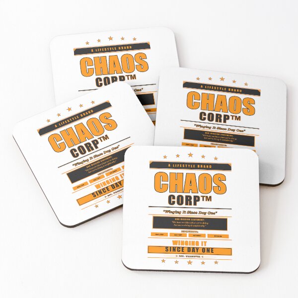 Item preview, Chaos Corp Funny Fake Brand Parody Lifestyle Humor Gift designed and sold by Mega-Shopping.