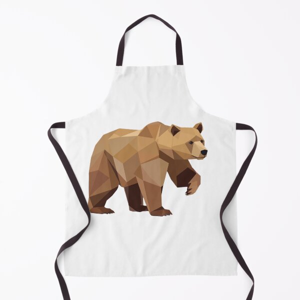 Item preview, Bear Minimalistic Geometric Art designed and sold by Origaminimal.
