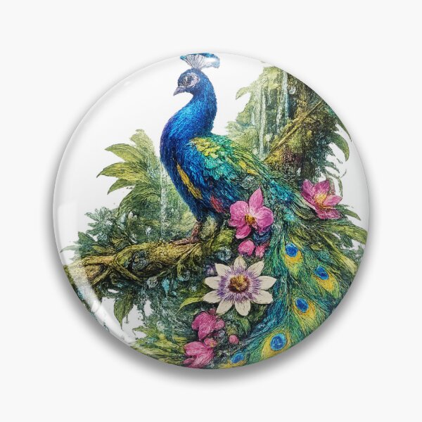 Item preview, Majestic Peacock Waterfall Fantasy designed and sold by CreationbyVona.