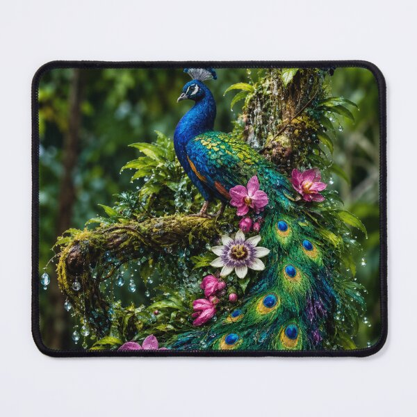 Item preview, Majestic Peacock Waterfall Fantasy designed and sold by CreationbyVona.