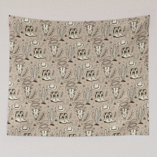 Item preview, Western Cowboy Print designed and sold by atelierallaire.