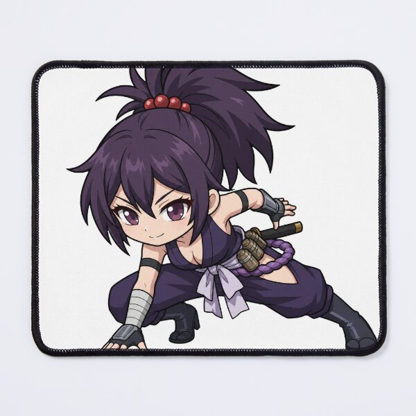 Item preview, Yuzuriha Chibi Ninja Crouch - Hell's Paradise designed and sold by Void Shard Studios.