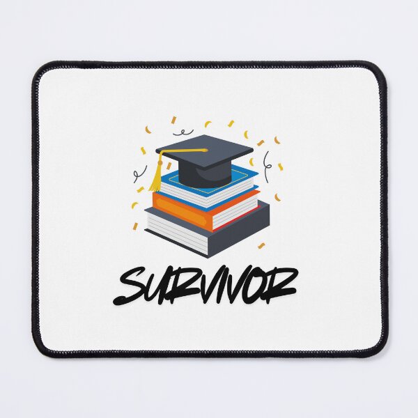 Item preview, Survivor Graduation Design | Graduation Cap & Books | Class Achievement Gift designed and sold by ChooseAndPrint.