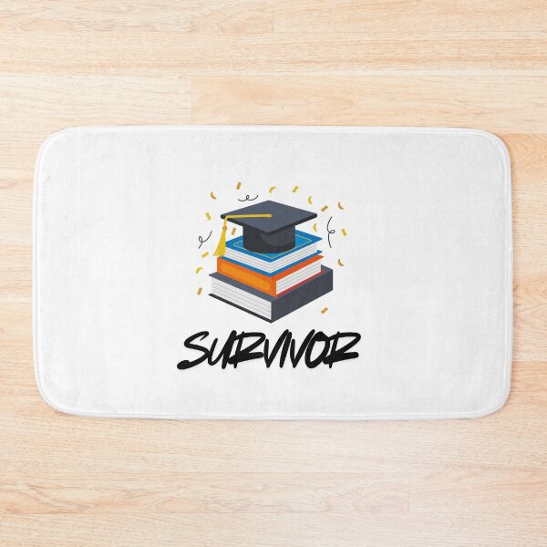 Item preview, Survivor Graduation Design | Graduation Cap & Books | Class Achievement Gift designed and sold by ChooseAndPrint.