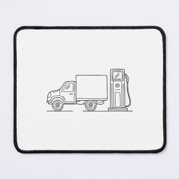 Item preview, Fuel Pump Beside Waiting Truck designed and sold by rasagamastore.