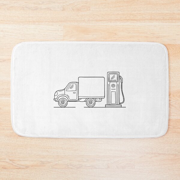 Item preview, Fuel Pump Beside Waiting Truck designed and sold by rasagamastore.
