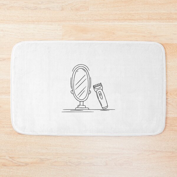 Item preview, Beard Trimmer Beside Wall Mirror designed and sold by rasagamastore.