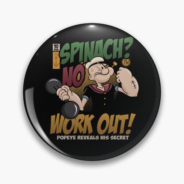 Item preview, Popeye Reveals His Secret - Retro Comic Gym Parody designed and sold by MrGlayga.