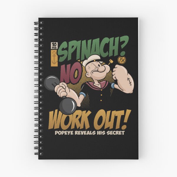 Item preview, Popeye Reveals His Secret - Retro Comic Gym Parody designed and sold by MrGlayga.