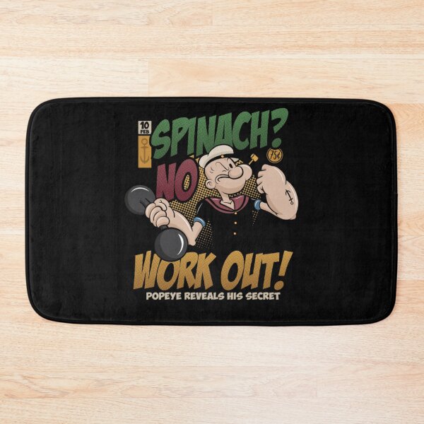 Item preview, Popeye Reveals His Secret - Retro Comic Gym Parody designed and sold by MrGlayga.