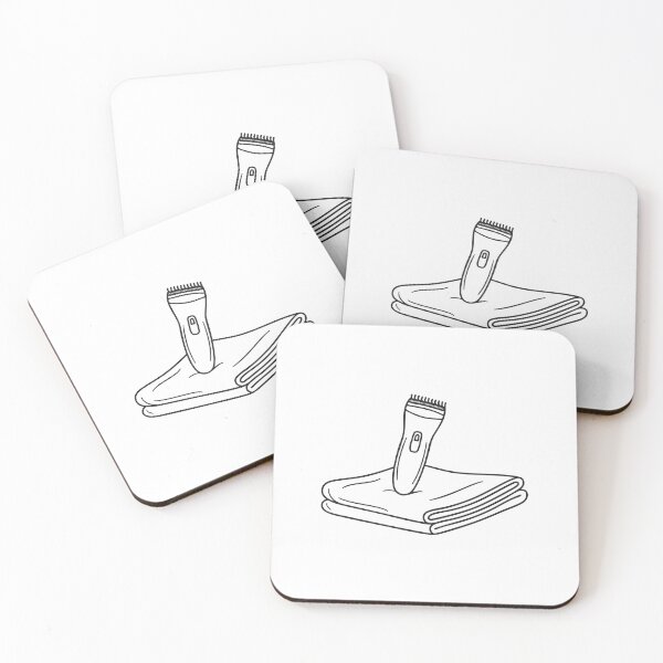 Item preview, Beard Trimmer on Folded Towel designed and sold by rasagamastore.