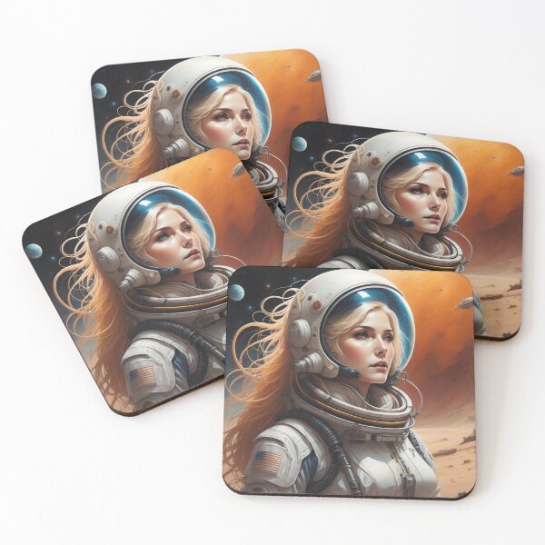 Item preview, Commander of the Red Planet – Sci-Fi Astronaut Art designed and sold by UmSkelig834.