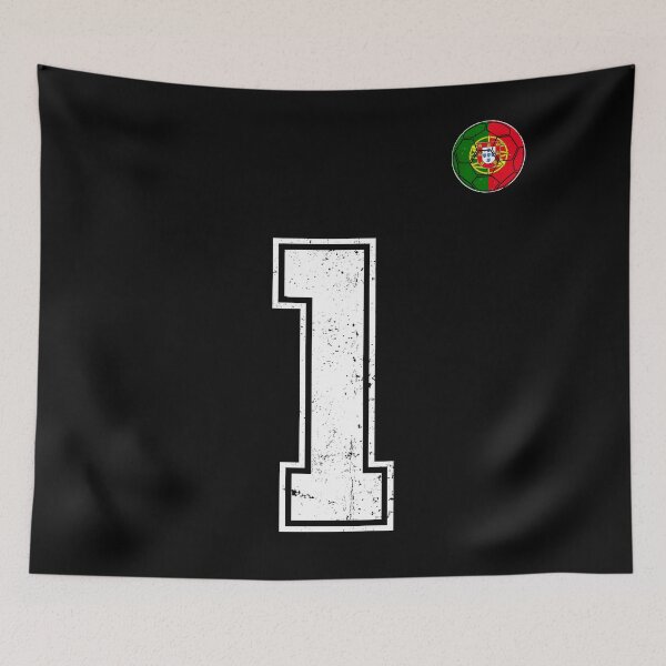 Item preview, Portugal Soccer Number 1 Vintage Sports Fan designed and sold by LiviuGligoros.