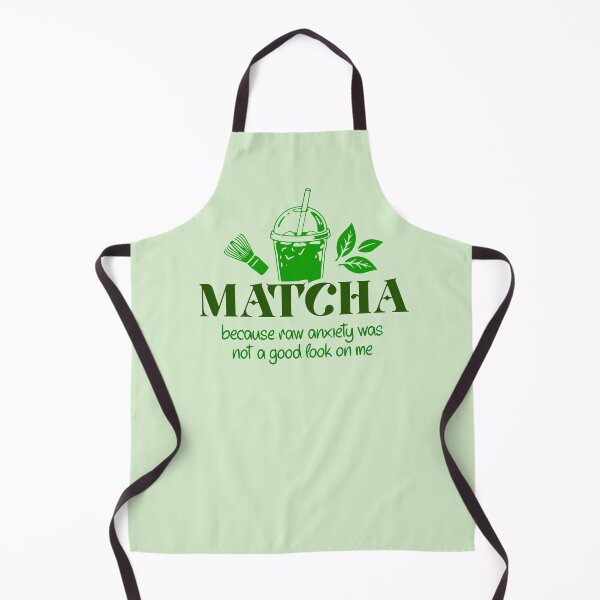 Item preview, Matcha Because Raw Anxiety Funny Slogan designed and sold by LinaValearte.