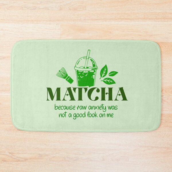 Item preview, Matcha Because Raw Anxiety Funny Slogan designed and sold by LinaValearte.