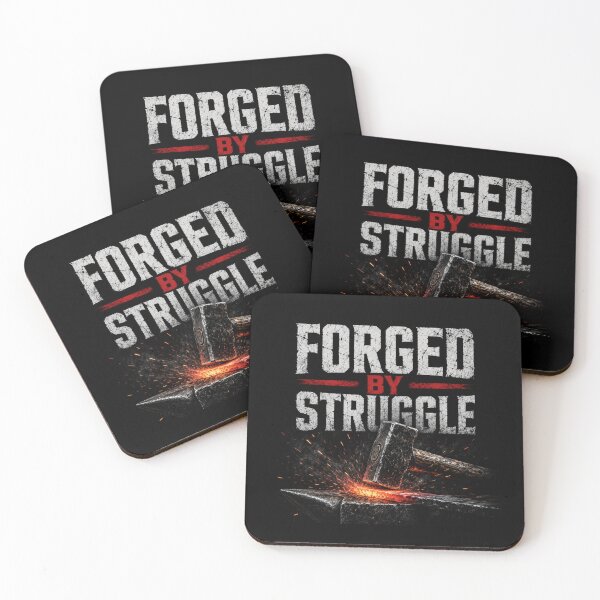 Item preview, Forged By Struggle Motivation Design designed and sold by Wild Horizon Studio.
