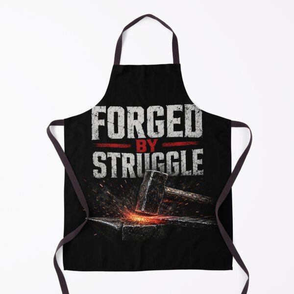 Item preview, Forged By Struggle Motivation Design designed and sold by IronDiscipline90.