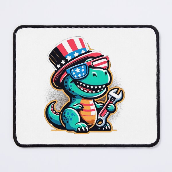 Item preview, Patriotic Dino Mechanic designed and sold by SiarheiYur.