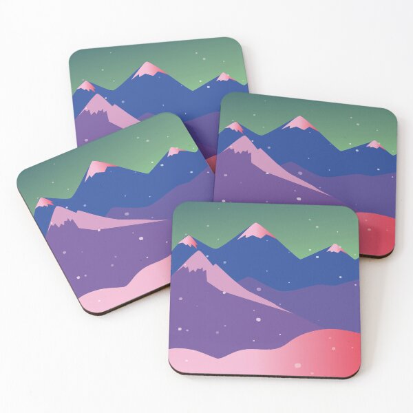 Item preview, Snowy mountains oh so high. Starry starry Sky. designed and sold by AllBeau.