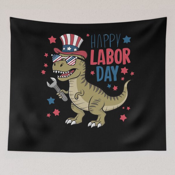 Item preview, Labor Day Dino designed and sold by SiarheiYur.