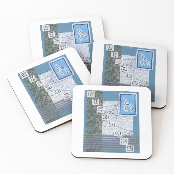 Item preview, Wishbone collage zine page designed and sold by zinesbyscout.