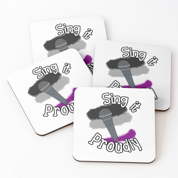 Item preview, "Sing It Proudly" Pride Mic - Ace designed and sold by CrimsonAdri.