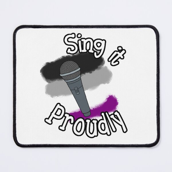 Item preview, "Sing It Proudly" Pride Mic - Ace designed and sold by CrimsonAdri.