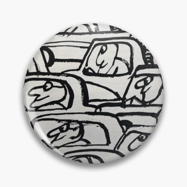 Item preview, Traffic Jam Painted Illustration Retro Ford Ad designed and sold by veggiecollages.